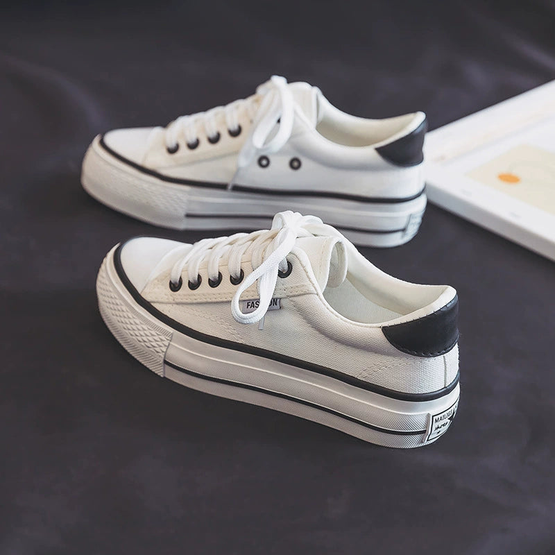 Summer Student Fashion Spring & Fall Soft-Soled Canvas Shoes