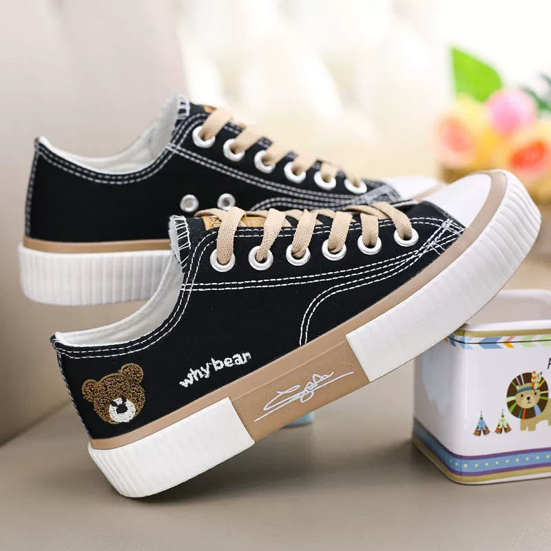 Summer Student Fashion Spring & Fall Soft-Soled Canvas Shoes