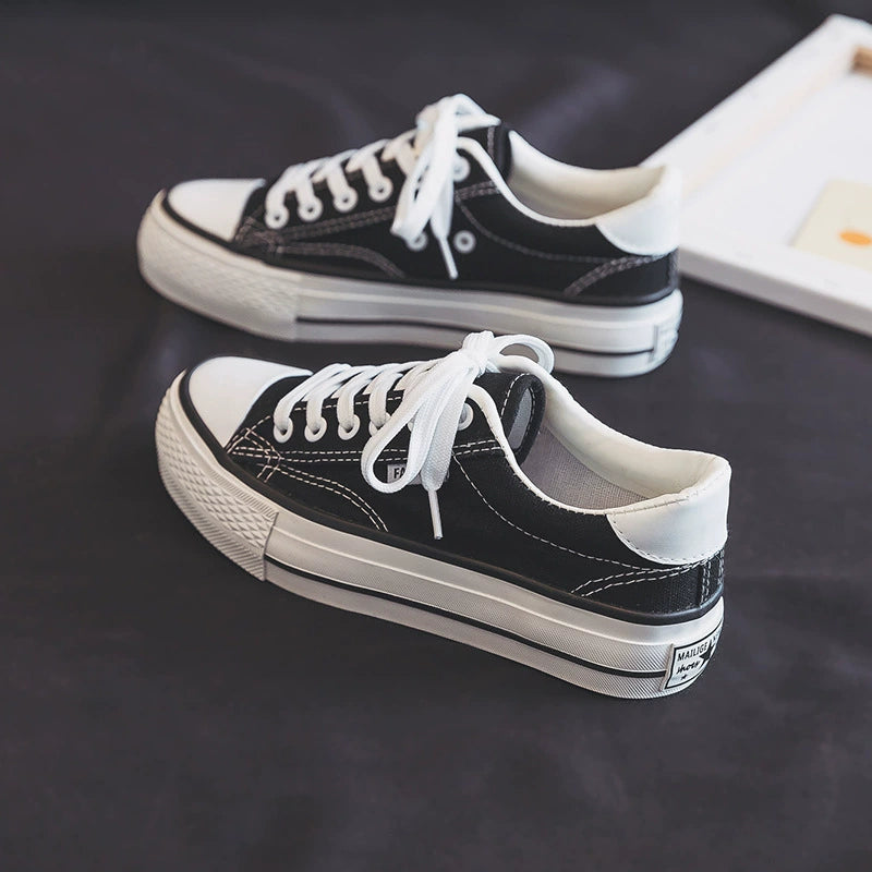 Summer Student Fashion Spring & Fall Soft-Soled Canvas Shoes