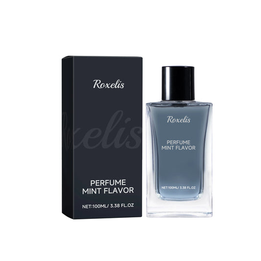 Roxelis Fresh and Elegant Mint Perfume Natural Charming Floral-Fruity-Woody Aroma Long-Lasting Fragrance Conditioning