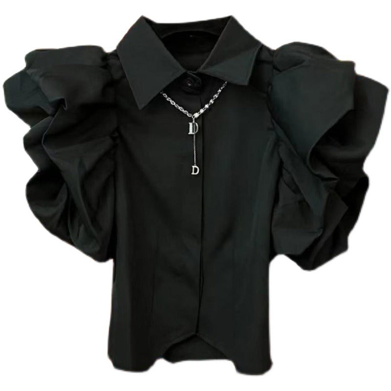 European Station Classy Patchwork Loose Bottoming Top Shirt