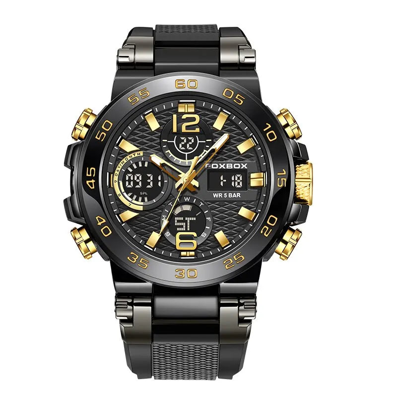 Business Watch Men Fashion Diver Watch Men Top Brand Luxury Sport Waterproof Military Chronograph Relógio Masculino+BOX