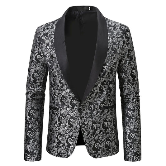 Black and Gold Italian Blazer