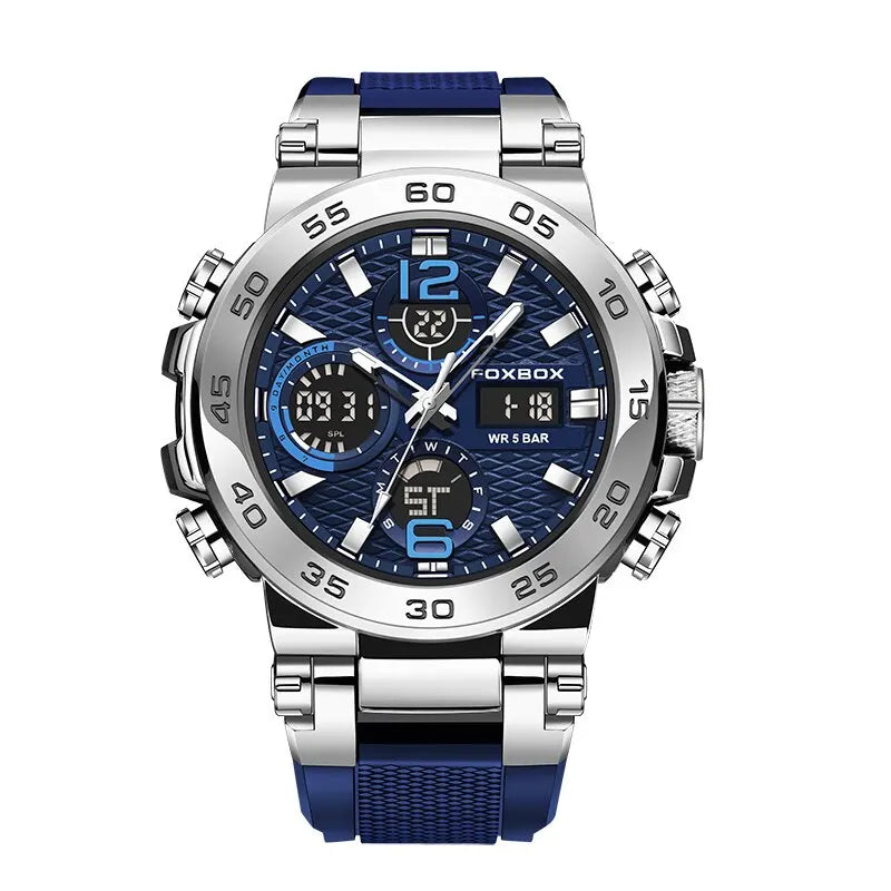 Business Watch Men Fashion Diver Watch Men Top Brand Luxury Sport Waterproof Military Chronograph Relógio Masculino+BOX
