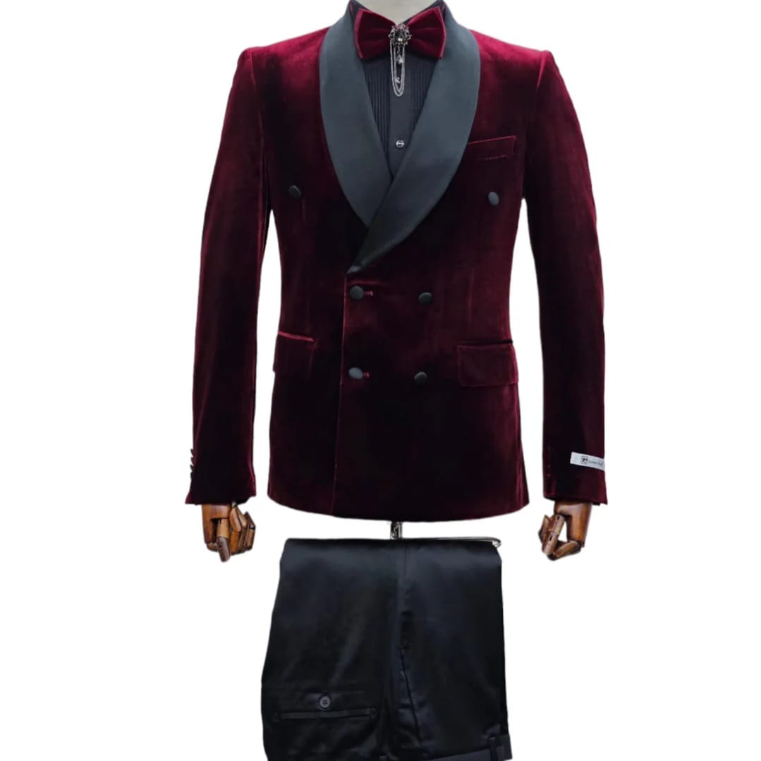 2 piece cotton and polyester horse blood suit