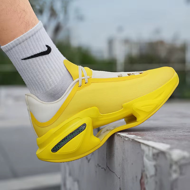 New Cushioning Blade Running Shoes for Men Suitable Heavy Runners Lace up Sports Women Non-Slip Outdoor Athletic Male Sneakers