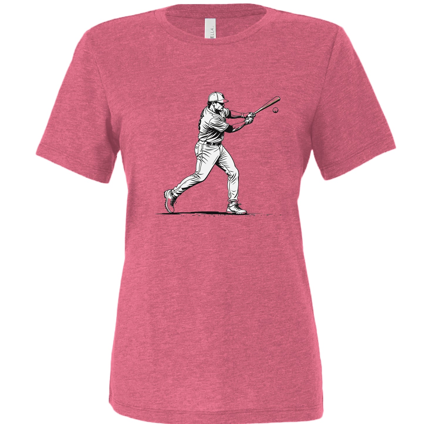 Char Pink Triblend - FRONT