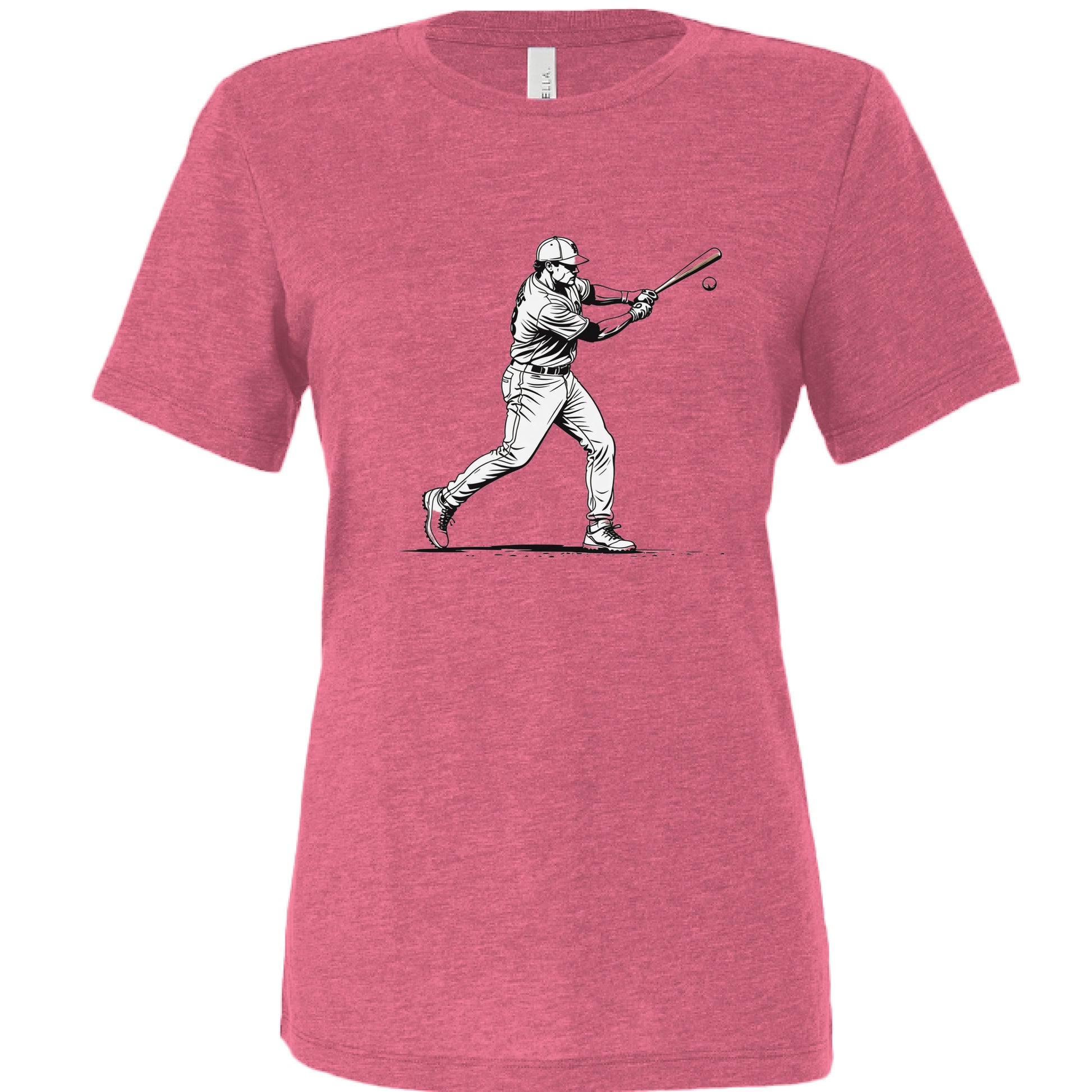 Char Pink Triblend - FRONT